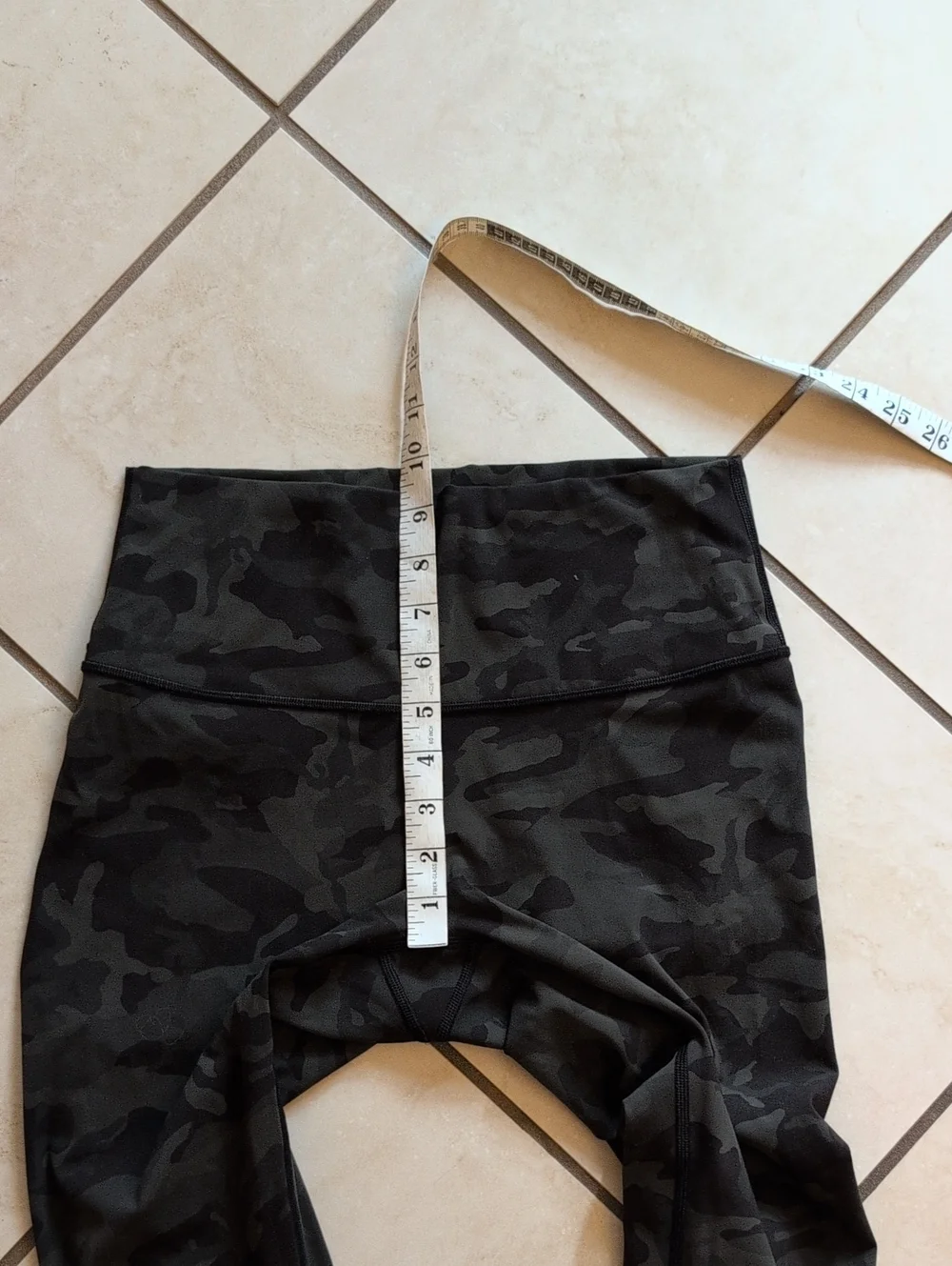 Lululemon Wunder Under High-Rise Tight Incognito Camo Multi Gator Green Size 8